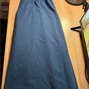 Zara Women's Maxi Skirt in Deep Blue